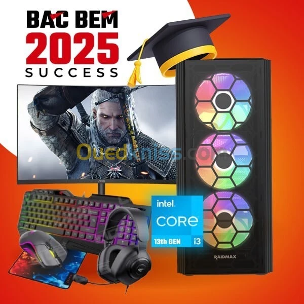 PROMO BEM BAC GAMING PC INTEL I3 13100F + MONITOR AOC 27B1H2 + COMBO HAVIT KB4236