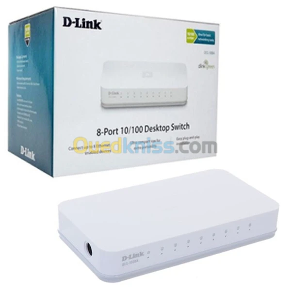 SWITCH 8 PORT 10/100 DES 1008A D-LINK