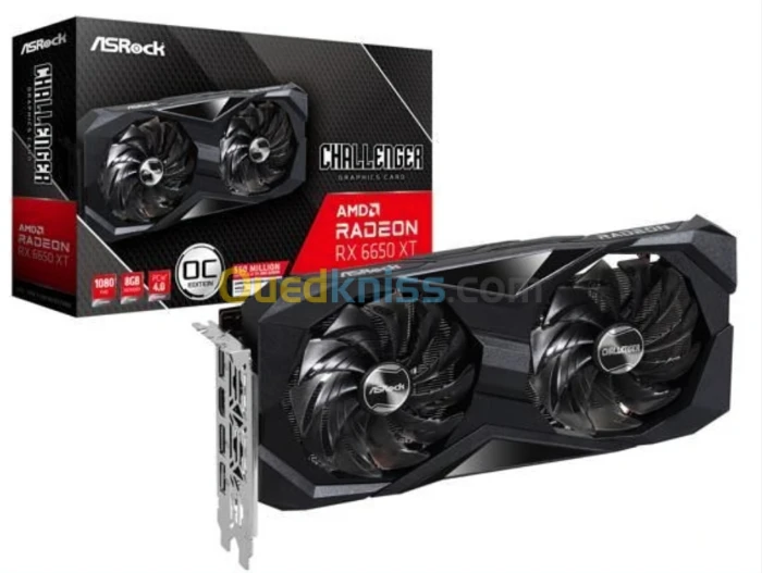 ASRock AMD Radeon RX 6650 XT Challenger D Gaming OC 8GB GDDR6