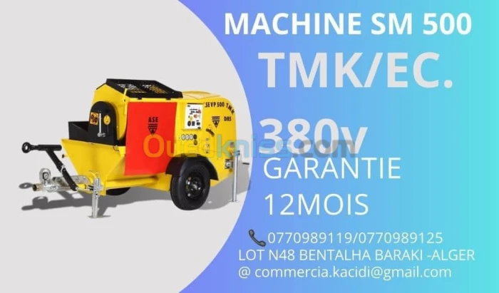 Machine à projeter SM 500 (projection ciment / monocouche / la chape )