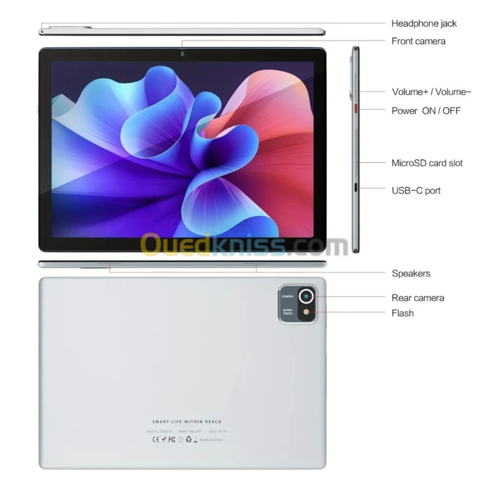Tablette mb 1001 Mb 1001 Android12 10.1 pouce