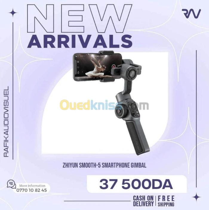 Stabilisateur pour smartphone Zhiyun Smooth 5