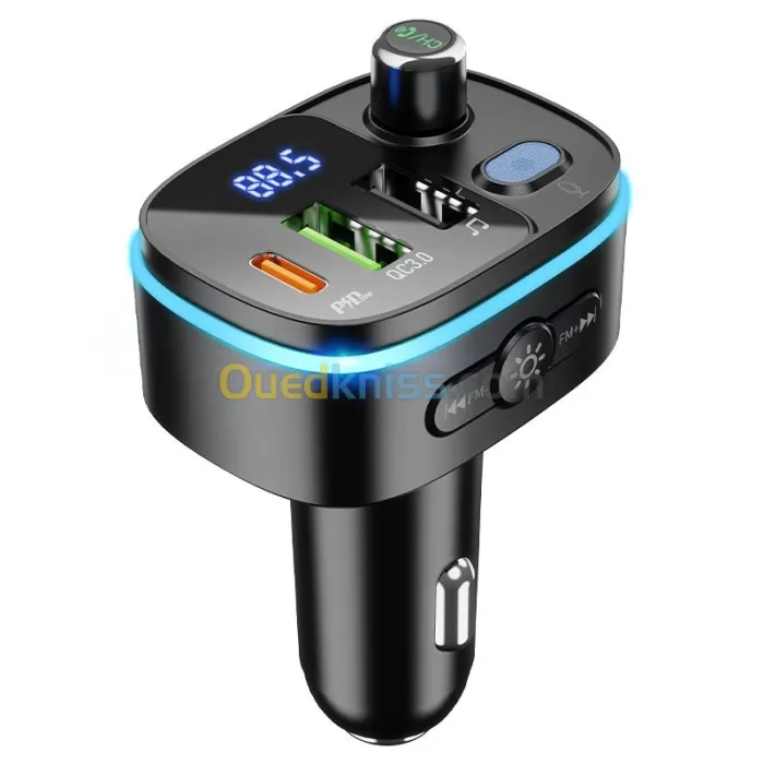 Chargeur de voiture E62 PD20W + QC3.0 BT Transmetteur FM