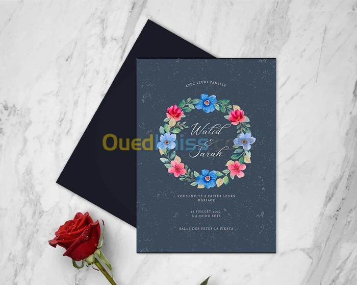 Carte D'invitation Mariage