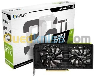 Palit GeForce RTX 3060 Ti Dual NVIDIA 8 Go GDDR6 OCCASION ( GARENTIE 4 MOIS )