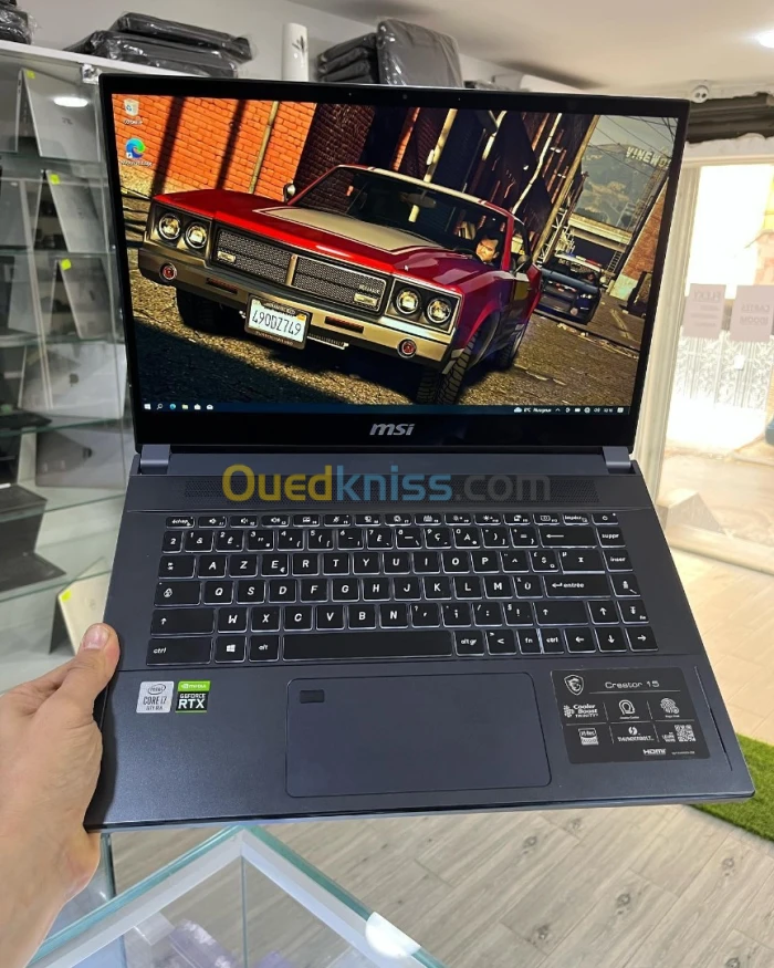 MSI CREATOR 15 I7-10TH RTX 2060 06GB DDR6 16RAM 512SSD ÉCRAN 15,6FHD