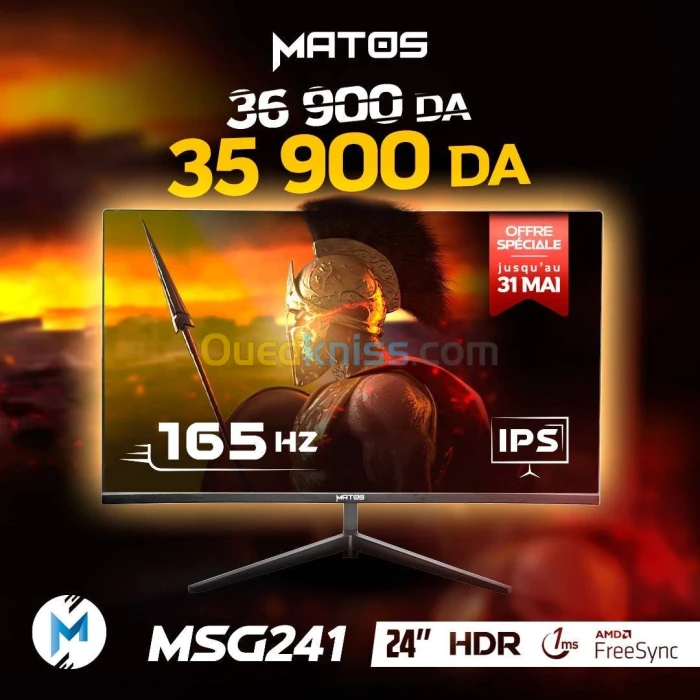 ECRAN MATOS MSG241 165Hz 1MS IPS