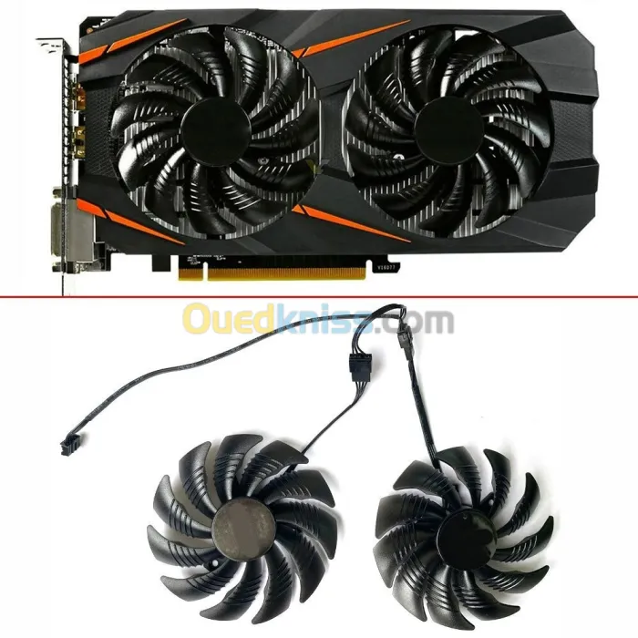 Ventilateur de carte graphique pour Gigabyte GTX T129