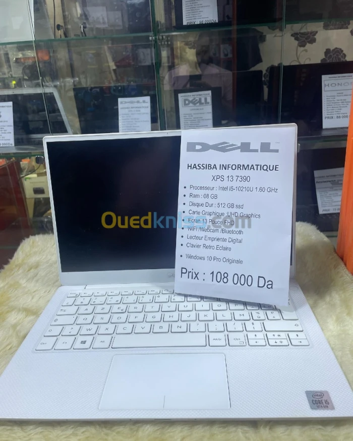 Dell XPS 13 7390 i5 10 Gen 8 Gb ram 512 Gb ssd ecran 13 Pouce FHD comme neuf
