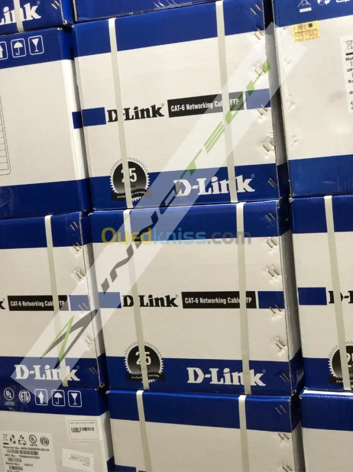 CABLE RESEAUX FTP CAT6 04PAIRES 305M D-LINK