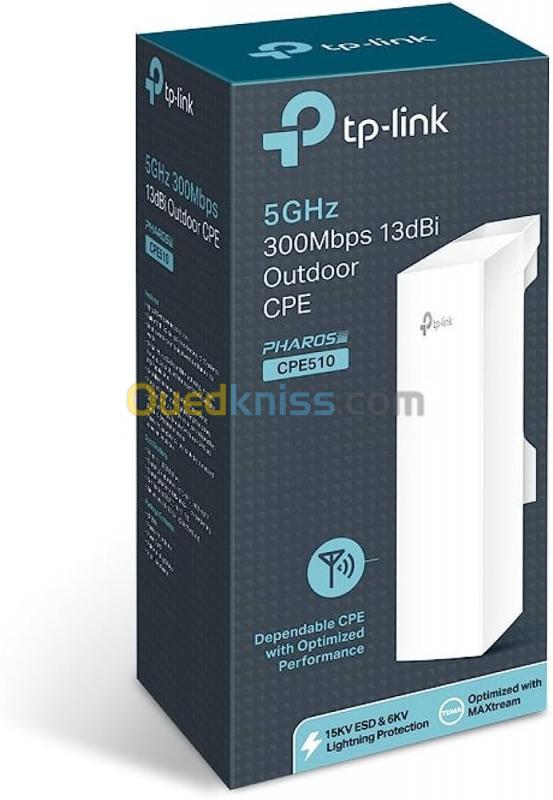  TP-Link CPE510 Point d'Accès Extérieur Wi-Fi 5GHz N 