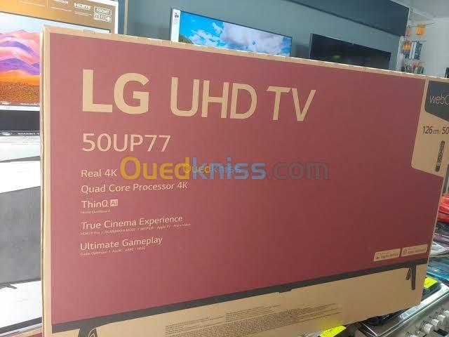  Tv LG Smart UHD 4k UP77 50/55/65" 