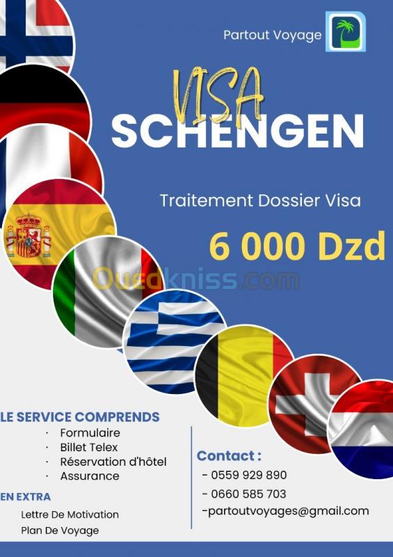  traitement de dossier visa schengen