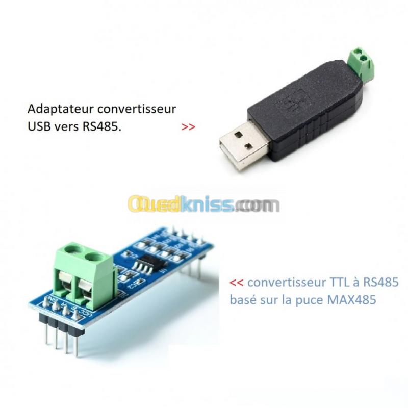  MAX485 TTL à RS485 / USB vers RS48 Arduino   