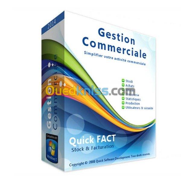  Quick Fact Gestion Commerciale, Stock & Facturation (Serveur-Monoposte)