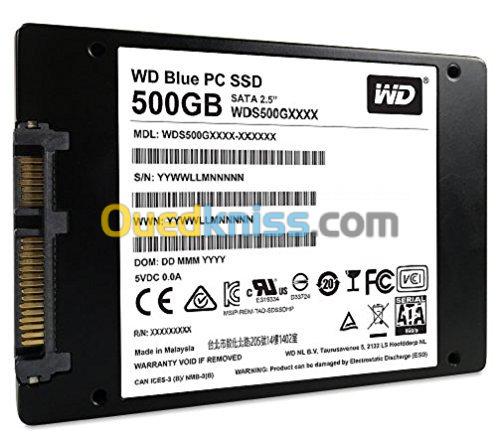  Disque WD SSD 500 GB BLUE 7mm