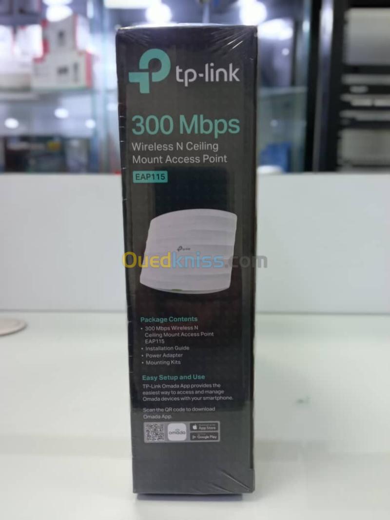 POINT D'ACCÈS POE PLAFONNIER N300 TP-LINK EAP115 4