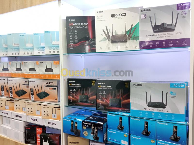 MODEM ROUTEUR ET POINT D'ACCÈS D-LINK / TP-LINK / TENDA / HUAWEI 4