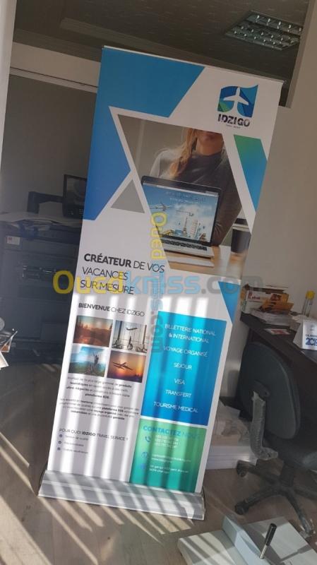 Banner roll up