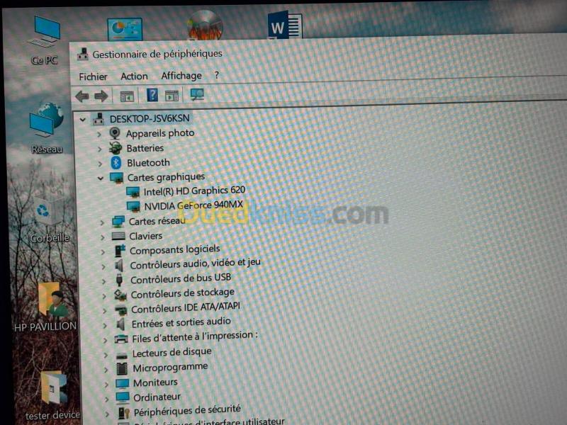 HP PAVILLION 14 SEMI GAMER / INTEL I7 7EME / 8G / 256 NVME / 14 MX 940 10
