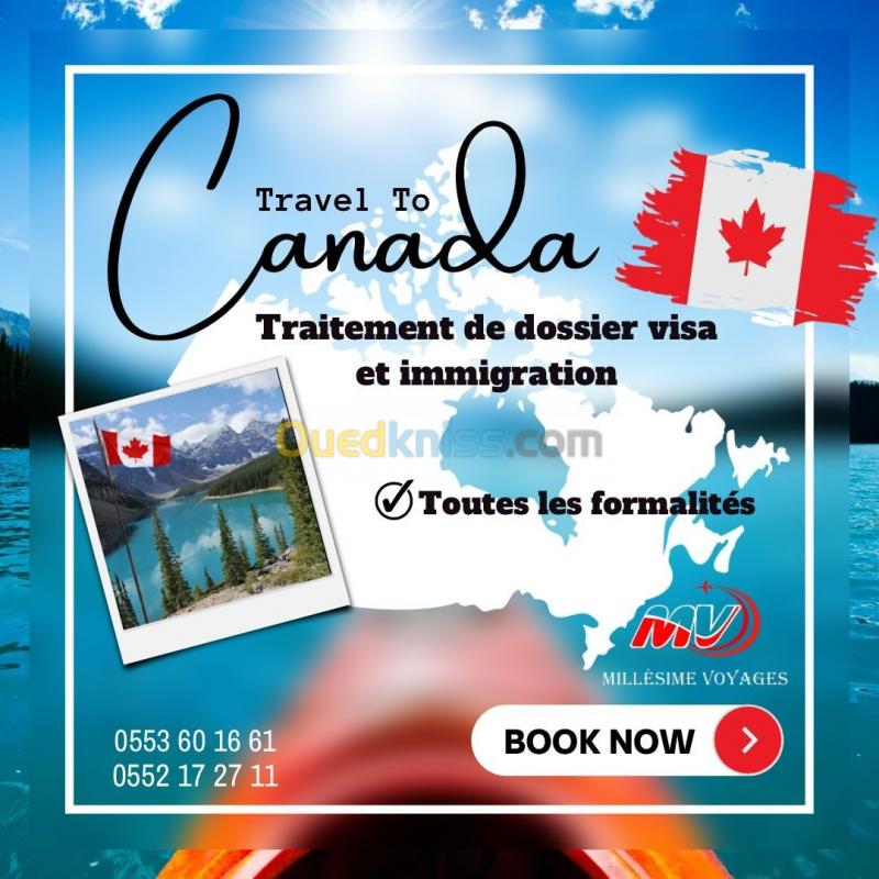  traitement de dossier visa CANADA