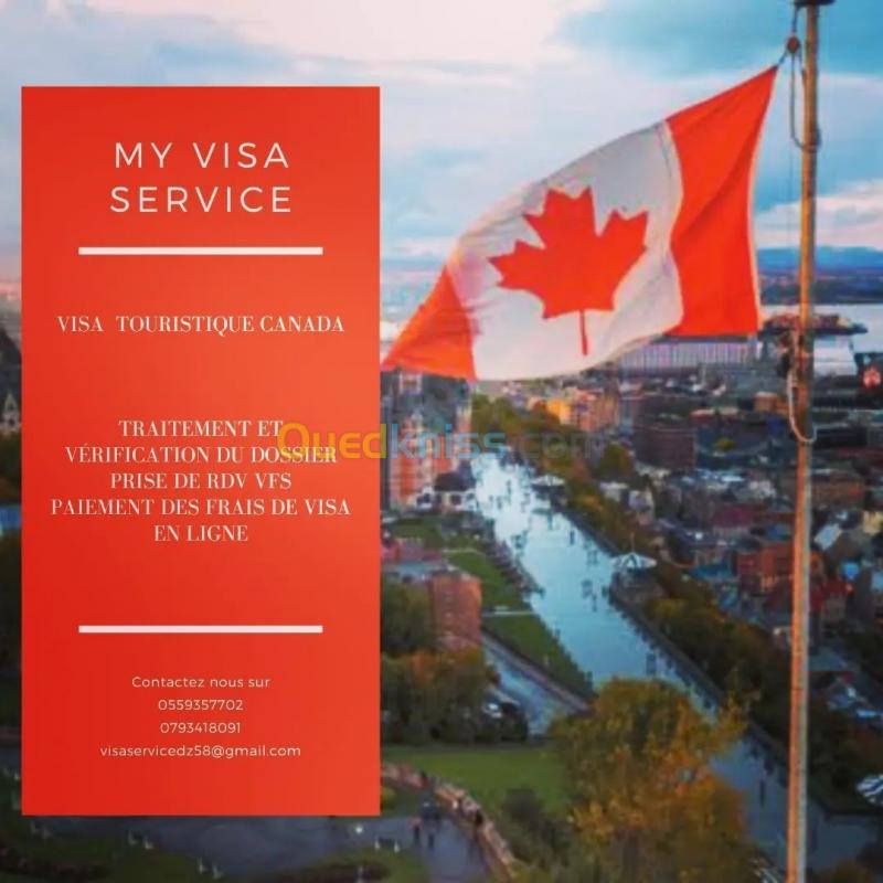  traitement de dossier visa CANADA et orientation