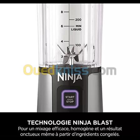 Blender portable sans fil Ninja Blast  Noir BC151EUBK 3