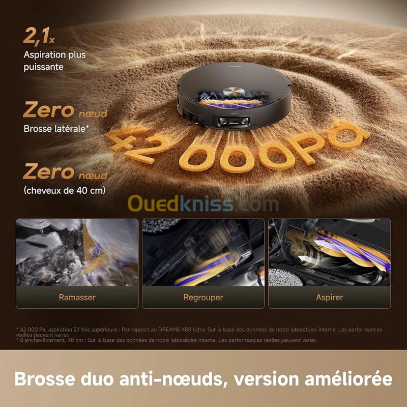 Dreame X60 Pro Ultra Complete Noir Robot Aspirateur Laveur 5