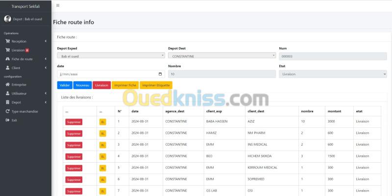 Logiciel gestion Transport marchandise 6