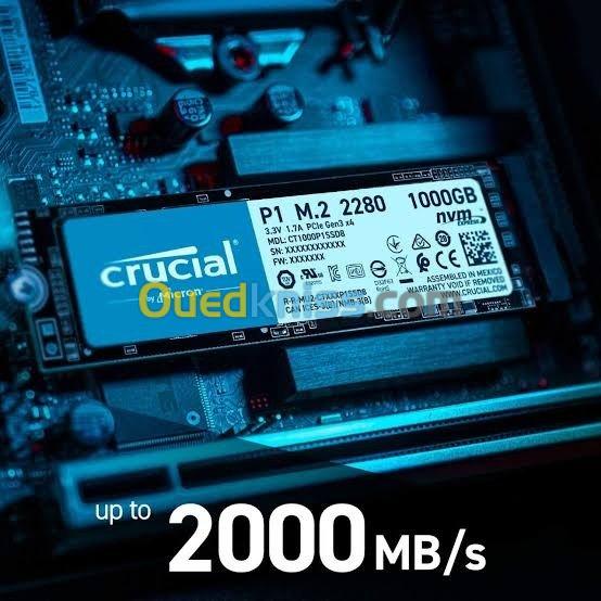  SSD M.2 NVMe 500G /1T CRUCIAL P1 