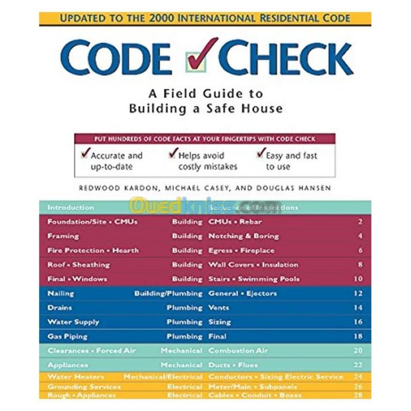  Code Check: A Field Guide to Building a Safe House (Code Check: An Illustrated Guide to Building a Safe House)