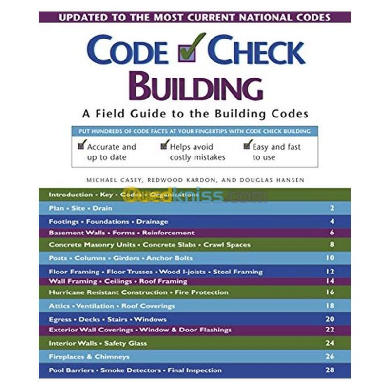  Code Check Building: A Field Guide to the Building Codes