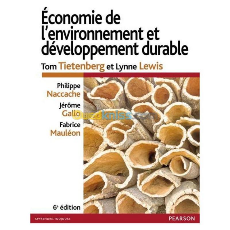  Economie de l'environnement et développement durable