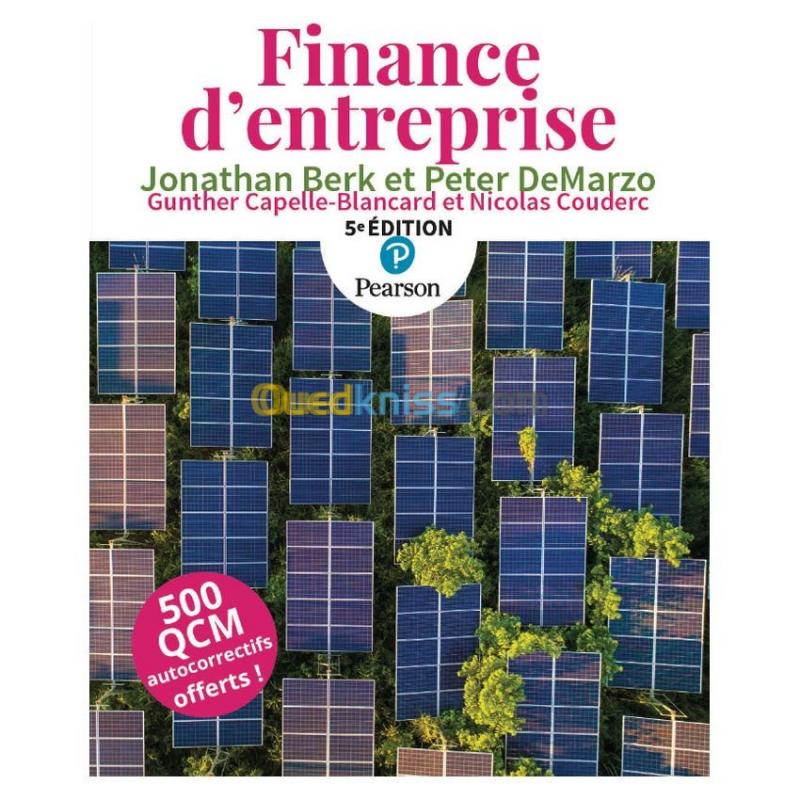  Finance d'entreprise - 2 volumes : l'ouvrage et les corrigés - Grand Format