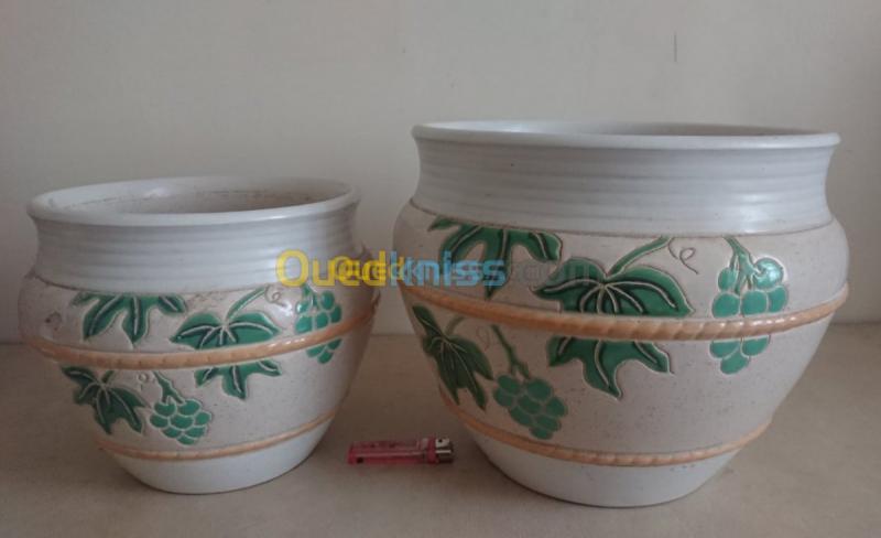  2 Cache Pot Céramique (Vietnam) 