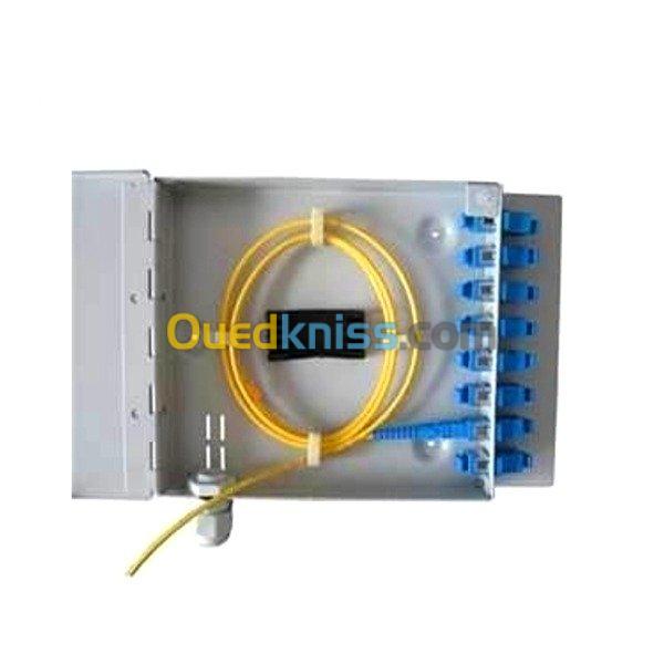 Boite optique mural 4-8 ports SC,metal 2