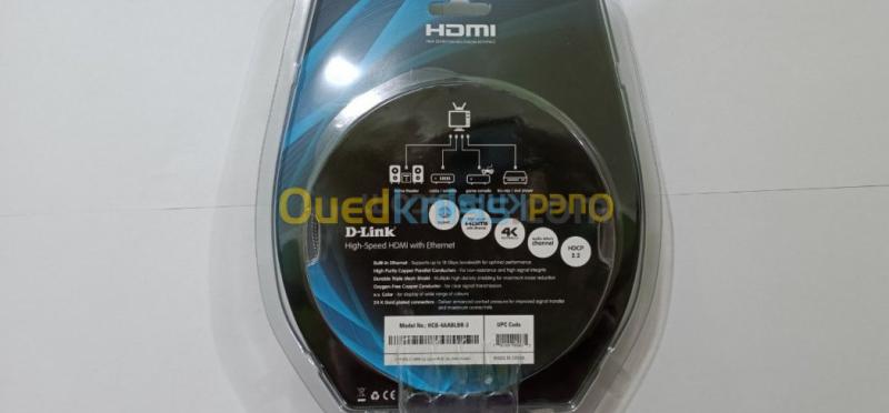 D-link HDMI 2.0 Type A Nylon Braided 3M 3