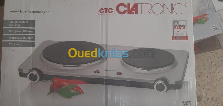 Plaque Chauffante Double En Inox Clatronic 12