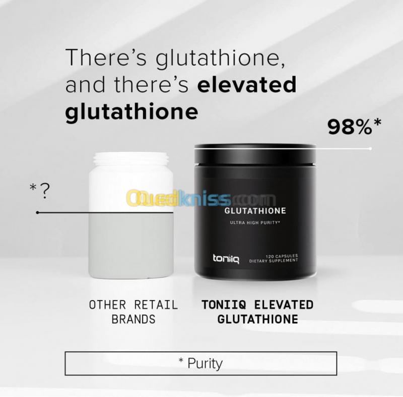 Glutathione 1000 mg Hautement Purifié