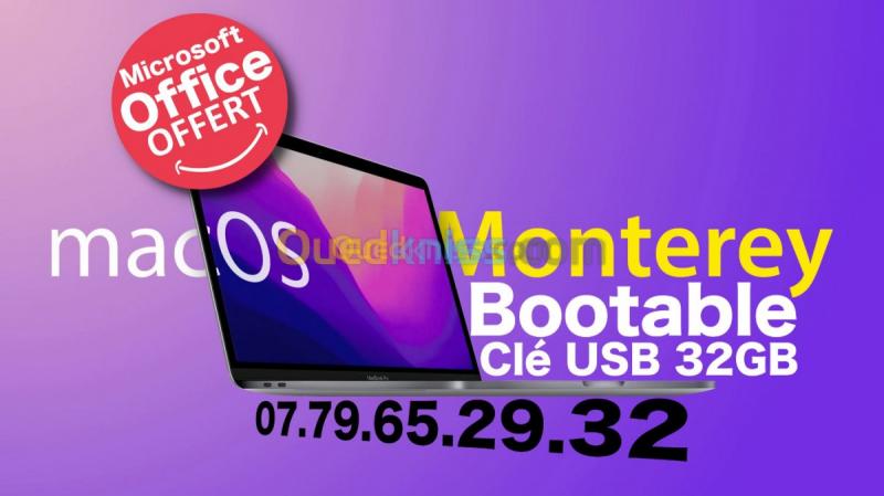  macOS Monterey Bootable sur Clé USB 