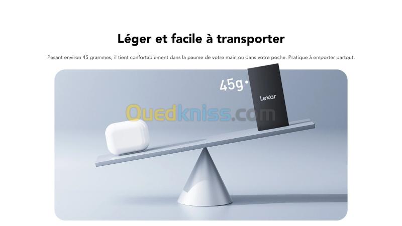LEXAR DISQUE DUR EXTERNE SL300 1TB 1050MB/S 8