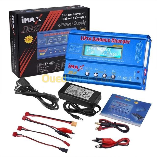  HTRC imax B6 80W Digital RC Balance Charger Discharge for LiPo