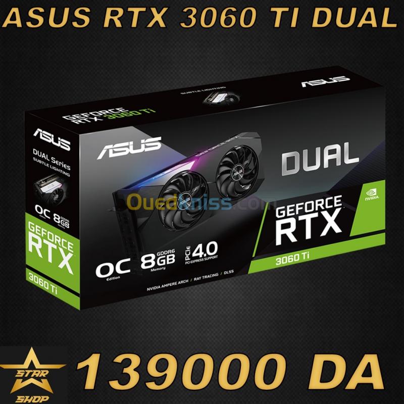  ASUS GEFORCE RTX DUAL 3060 TI O8G V2 OC Edition