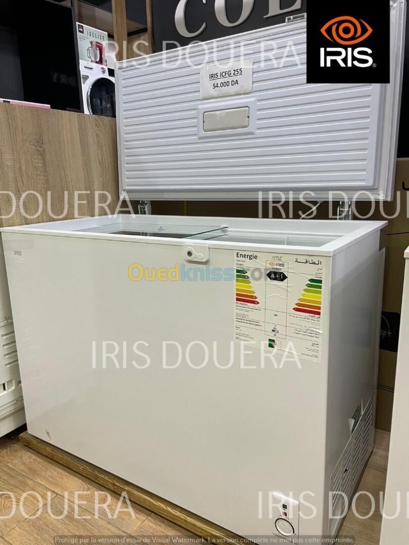 CONGELATEUR IRIS ICFG 255 COFREE + VITRE