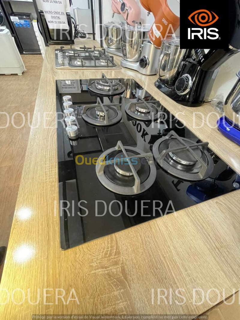 TABLE DE CUISSON IRIS 5 FEUX 90CM 10