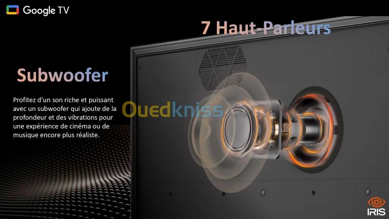 GAMING TV IRIS QLED Q7700 PRO GOOGLE TV UHD 4K 144Hz Matte (86"/100") 14