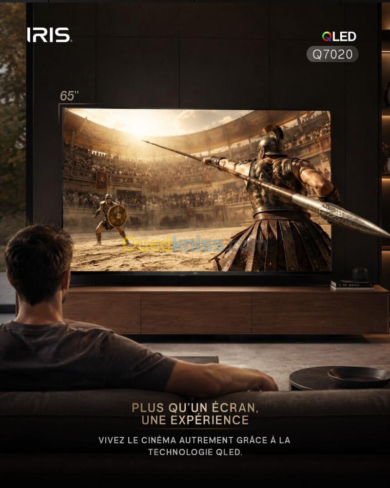 TELEVISEUR IRIS 65 Q7020 QLED ANDROID 14 GOOGLE TV 65POUCES UHD 4K 120Hz 22