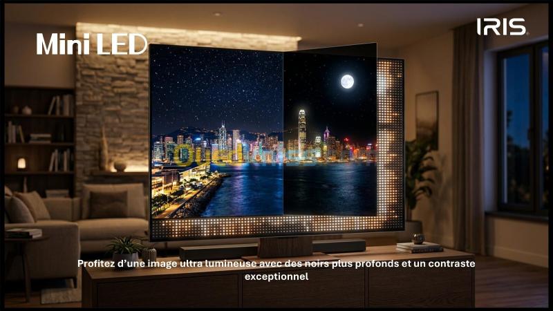 TELEVISEUR IRIS 75 M8020 MINILED ANDROID 14 GOOGLE TV 75POUCES UHD 4K 120Hz MATTE 13