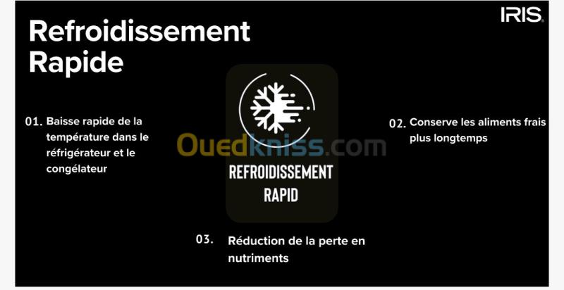 RÉFRIGÉRATEUR IRIS IR-DN420 NO-FROST 8