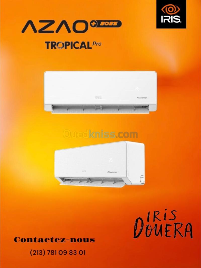 CLIMATISEUR IRIS AZAO+ PRO 18000 BTU SUPER TROPICAL INVERTER T3 2025 BLANC